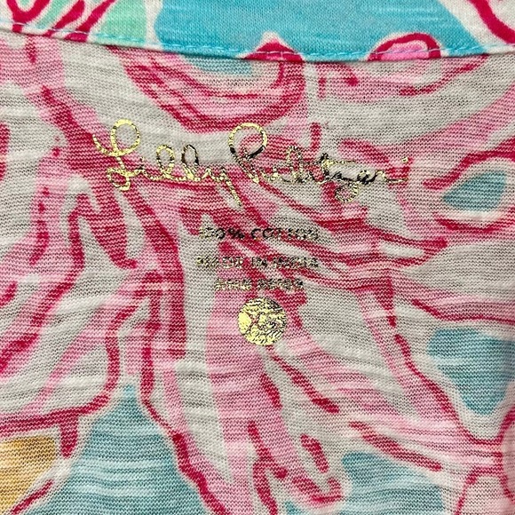 Lilly Pulitzer Arya Tank Breakwater Blue Lolita Size XS - Picture 3 of 4